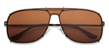 Load image into Gallery viewer, Gunmetal Square Full Rim Unisex Sunglasses by Vincent Chase-151524