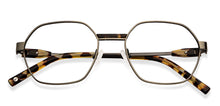 Load image into Gallery viewer, Gunmetal Hexagonal Full Rim Unisex Eyeglasses by John Jacobs-150957
