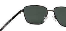 Load image into Gallery viewer, Gunmetal Square Full Rim Unisex Sunglasses by Vincent Chase Polarized-151108