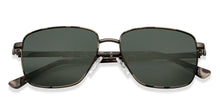 Load image into Gallery viewer, Gunmetal Square Full Rim Unisex Sunglasses by Vincent Chase Polarized-151108