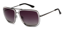 Load image into Gallery viewer, Transparent Square Full Rim Unisex Sunglasses by Vincent Chase Polarized-200386