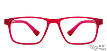 Load image into Gallery viewer, Pink Rectangle Full Rim Kid Eyeglasses by Hooper-149850