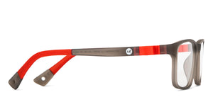 Grey Rectangle Full Rim Kid Eyeglasses by Hooper-149867