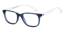 Load image into Gallery viewer, Blue Rectangle Full Rim Kid Eyeglasses by Hooper-150021