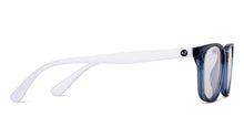 Load image into Gallery viewer, Blue Rectangle Full Rim Kid Eyeglasses by Hooper-150021