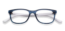 Load image into Gallery viewer, Blue Rectangle Full Rim Kid Eyeglasses by Hooper-150021
