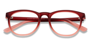 Maroon Round Full Rim Kid Eyeglasses by Hooper-150027