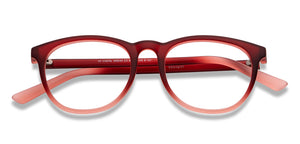 Maroon Round Full Rim Kid Eyeglasses by Hooper-150040