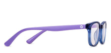 Load image into Gallery viewer, Blue Rectangle Full Rim Kid Eyeglasses by Hooper-150029