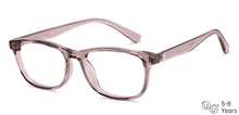 Load image into Gallery viewer, Purple Rectangle Full Rim Kid Eyeglasses by Hooper-150030