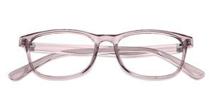 Purple Rectangle Full Rim Kid Eyeglasses by Hooper-150030