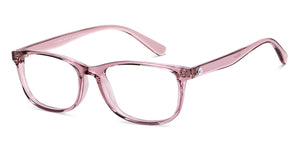 Purple Rectangle Full Rim Kid Eyeglasses by Hooper-150041