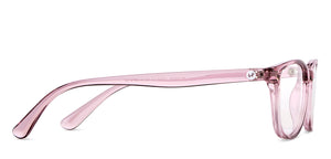 Purple Rectangle Full Rim Kid Eyeglasses by Hooper-150041