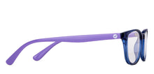 Load image into Gallery viewer, Blue Rectangle Full Rim Kid Eyeglasses by Hooper-150042