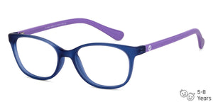 Blue Cat Eye Full Rim Kid Eyeglasses by Hooper-150032