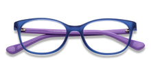 Load image into Gallery viewer, Blue Cat Eye Full Rim Kid Eyeglasses by Hooper-150032