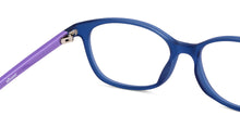 Load image into Gallery viewer, Blue Cat Eye Full Rim Kid Eyeglasses by Hooper-150044