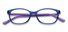 Load image into Gallery viewer, Blue Cat Eye Full Rim Kid Eyeglasses by Hooper-150044