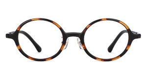 Tortoise Round Full Rim Kids Eyeglasses by Hooper online-201651