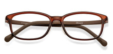 Load image into Gallery viewer, Brown Rectangle Full Rim Kids Eyeglasses by Hooper-201657