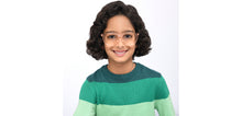 Load image into Gallery viewer, Orange Square Full Rim Kids Eyeglasses by Hooper-206192