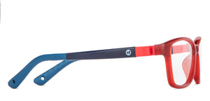 Maroon Rectangle Full Rim Kid Eyeglasses by Hooper-149899