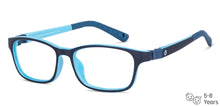 Load image into Gallery viewer, Blue Cat Eye Full Rim Kid Eyeglasses by Hooper-149908