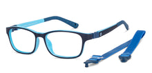 Load image into Gallery viewer, Blue Cat Eye Full Rim Kid Eyeglasses by Hooper-149908