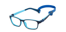 Load image into Gallery viewer, Blue Cat Eye Full Rim Kid Eyeglasses by Hooper-149908