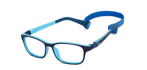 Blue Cat Eye Full Rim Kid Eyeglasses by Hooper-149908