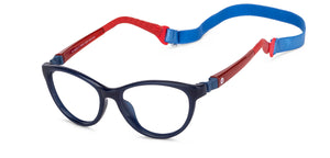 Blue Cat Eye Full Rim Kid Eyeglasses by Hooper-149905