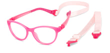 Load image into Gallery viewer, Pink Cat Eye Full Rim Kid Eyeglasses by Hooper-149904
