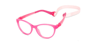 Pink Cat Eye Full Rim Kid Eyeglasses by Hooper-149904