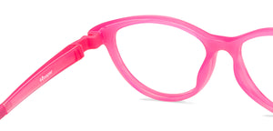 Pink Cat Eye Full Rim Kid Eyeglasses by Hooper-149904