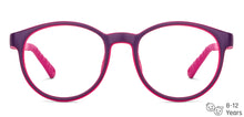 Load image into Gallery viewer, Blue Round Full Rim Kid Eyeglasses by Hooper-149895