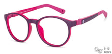 Load image into Gallery viewer, Blue Round Full Rim Kid Eyeglasses by Hooper-149895