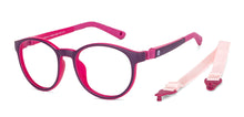 Load image into Gallery viewer, Blue Round Full Rim Kid Eyeglasses by Hooper-149895
