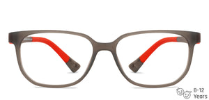 Grey Wayfarer Full Rim Kid Eyeglasses by Hooper-149874
