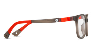 Grey Wayfarer Full Rim Kid Eyeglasses by Hooper-149874