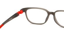 Load image into Gallery viewer, Grey Wayfarer Full Rim Kid Eyeglasses by Hooper-149874