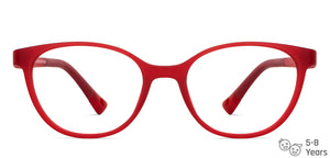 Red Cat Eye Full Rim Kid Eyeglasses by Hooper-149877
