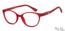 Load image into Gallery viewer, Red Cat Eye Full Rim Kid Eyeglasses by Hooper-149877