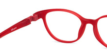 Load image into Gallery viewer, Red Cat Eye Full Rim Kid Eyeglasses by Hooper-149877