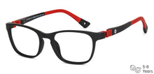 Load image into Gallery viewer, Black Rectangle Full Rim Kid Eyeglasses by Hooper-149882