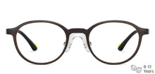 Load image into Gallery viewer, Brown Cat Eye Full Rim Kids Eyeglasses by Hooper-150703