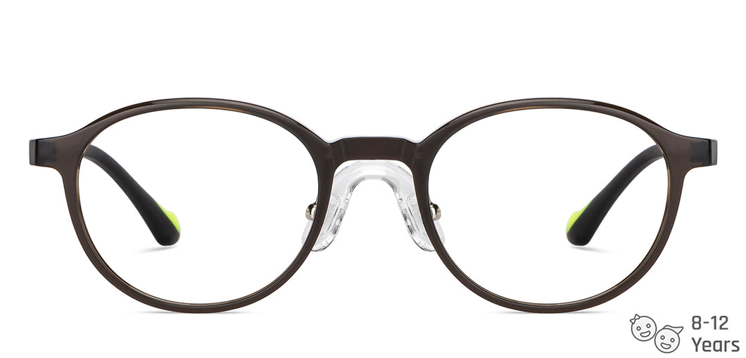 Brown Cat Eye Full Rim Kids Eyeglasses by Hooper-150703