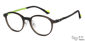 Brown Cat Eye Full Rim Kids Eyeglasses by Hooper-150703