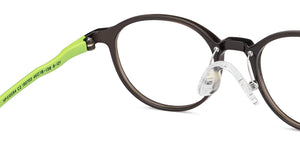Brown Cat Eye Full Rim Kids Eyeglasses by Hooper-150703