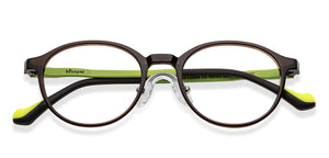 Brown Cat Eye Full Rim Kids Eyeglasses by Hooper-150703