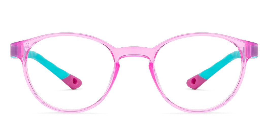Pink Round Full Rim Kids Eyeglasses by Hooper-213635
